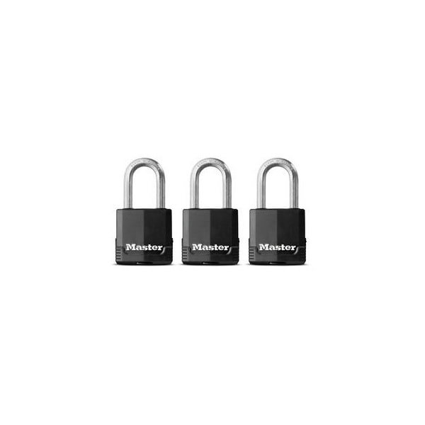 Master Lock Padlock Stl Ka Vrtclr 1-3/4in M115BLCTRILFHC | Zoro